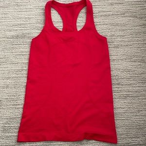 Red Lululemon Swiftly Tech Tank Top
